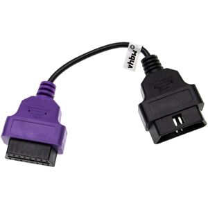 OBD2 Adapter A4 16Pin-OBD1 auf OBD2 kompatibel mit Fiat, Alfa Romeo, Lancia, Polonez Auto - Vhbw