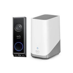 eufy Video Doorbell E340 + HomeBase S380 Schwarz