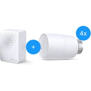 TP-Link KE100 KIT + KE100 - Smartes Heizkörperthermostat 4er-Starter-Set