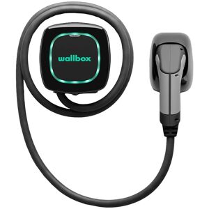 Wallbox Elektroautoladegerät Pulsar Plus Station 7,4 Kw, Typ 2 Stecker Mit 5 Meter Kabel. Bluetooth- Und Wi-Fi-Konnektivität