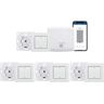 HOMEMATIC IP Smart-Home-Zubehör "Bundle Starter Set Beschattung + 2x Rollladenaktor Pfeiltaster" Smart-Home-Stationen weiß Homematic IP