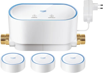 Grohe Sense Guard mit 3 Grohe Sense Wassersensoren im Set 22502LN0, weiß