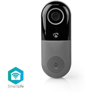 Nedis SmartLife Video Dørtelefon   Wi-Fi   Transformer   Full HD 1080p   Cloud Storage (mulighed) / microSD (ikke inkluderet)   IP54   Med bevægelsess