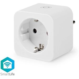 Nedis SmartLife Smart Plug   Wi-Fi   IP21   Effektmåler   3680 W   Type F (CEE 7/3)   0 - 55 °C   Android™ / IOS   Hvid   1 stk