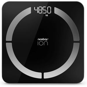 Niceboy ION Smart Scale - Bluetooth Kropsanalyse Badevægt - Sort