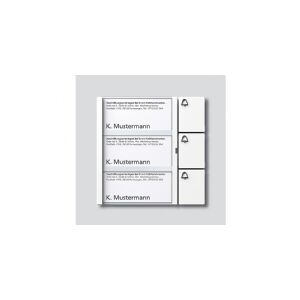 Siedle Nordic Siedle TM 612-3 W, Modul til opkaldsknap, Hvid, Siedle, -20 - 55 °C, 99 mm, 27 mm