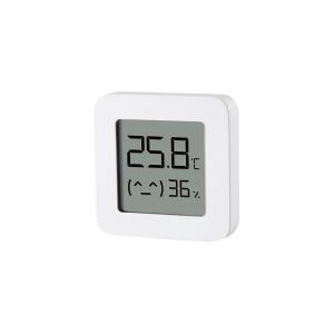 Xiaomi Mi Temperature and Humidity Monitor 2 - Temperatur- og fugtighedsssensor - trådløs - Bluetooth 4.2 LE - hvid