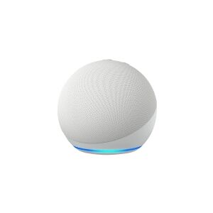 Amazon Echo Dot (5th Generation) - Smart højttaler - Bluetooth, Wi-Fi - App-kontrolleret - Glacier White
