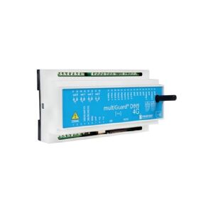 PROFORT MultiGuard® DIN9-L 4G sender/modtager, til overvågning af tekniske installationer, 8 digitale og 2 analoge indgange. 4 relæ-udgange