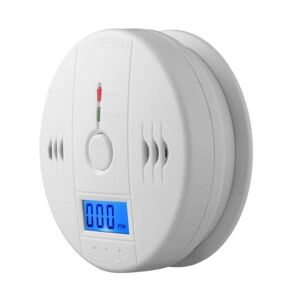 2 stk Digital kulilte (co) detektor alarm batteridrevet