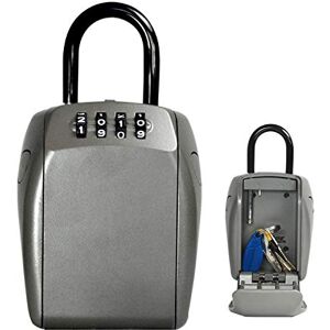 Master Lock 5422EURD Key Safe with Push Button and Bracket Holder, multicolour, 5414D