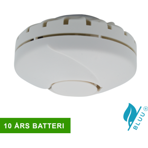 Foss Europe Foss Life Bluu Circle 10+ Varmealarm, Batteri, Hvid