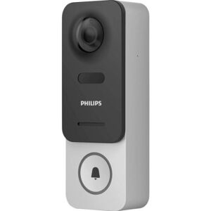 Philips Welcomeeye Wi-Fi Videodørklokke I Grå/sort