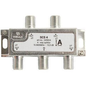 Triax Derivador Divisor De 4 Vías Scs 4, 2,4 Ghz -  349824