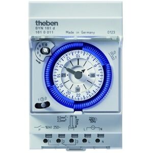 Theben Interruptor Horario Analogico  Syn161d Carril Din 1610011