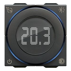 Vimar Termostato Inteligente 2 Modulos  09473.Cm Neve Up Bluetooth Carbono Mate
