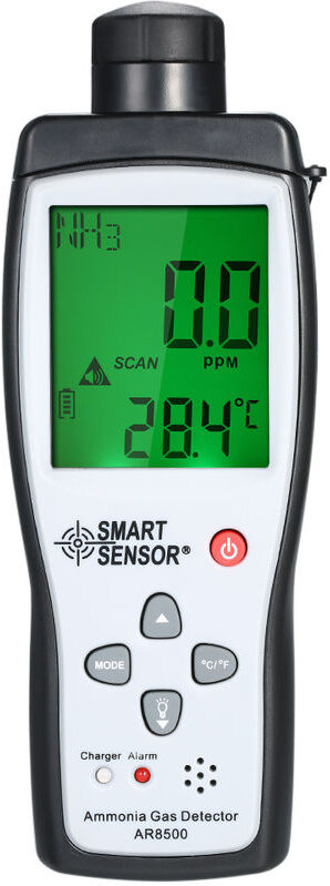 Smart Sensor - Monitor digital de gas de amoniaco automotriz, detector