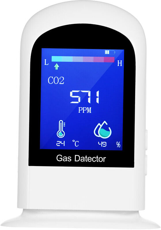 HAPPYSHOP Visualizaci¨®n de CO2 / temperatura / humedad del detector de di¨®xido