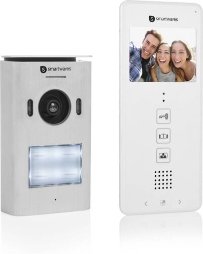 SMARTWARES Vigilabebés SMARTWARES DIC-22132 Video portero para 3 apartamentos