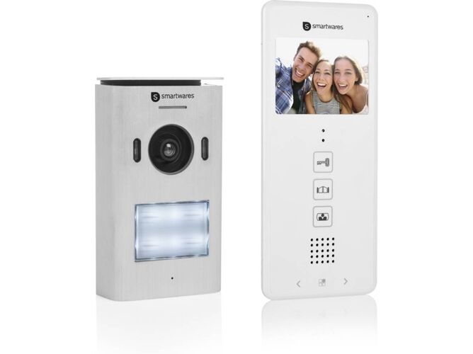 SMARTWARES Vigilabebés SMARTWARES DIC-22122 Video portero para 2 apartamentos