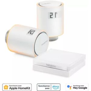 Pack NETATMO 2 tetes termostat.+adaptate - Publicité