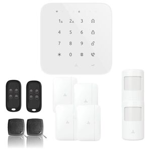 Alarme maison wifi et gsm 4g sans fil connectée casa- kit 5