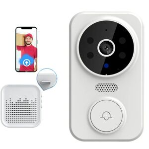 ALOVEZ Sonnette vidéo sans fil M8 Smart Visual Doorbell Interphone bidirectionnel Vision nocturne infrarouge Système de sécurité de surveillance à distance - Publicité