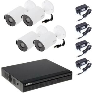 Kit de vidéosurveillance 5 mpx 4 caméras P2P cloud - Dahua - Publicité