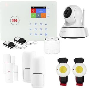 Kit alarme maison connectée sans fil senior wifi et gsm amazone et caméra wifi Lifebox - Publicité