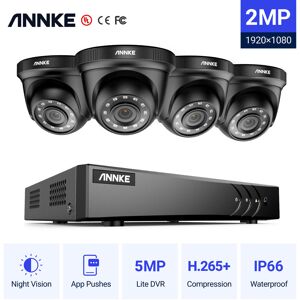 Kit Caméra de Surveillance Extérieur Home 5MP dvr 41080P Smart ir Vision Nocturne Sécurité cctv Vidéosurveillance Caméra Système - Annke - Publicité