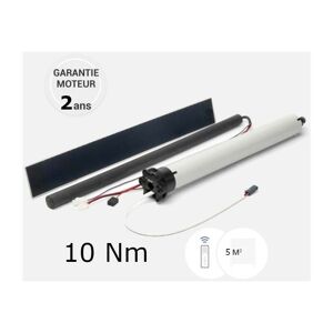 Gefradis - Kit Moteur solaire 10 nm de volet roulant pour tablier de 5 M² maximum (axe zf 54 mm) - Publicité