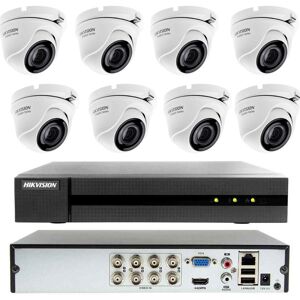 Hikvision - kit de vidéosurveillance cloud dvr 8 canaux 8 caméras 4MP ahd 1 tb - Publicité