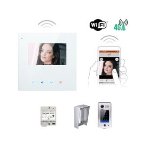 Automatisme Online - kit video ao wifi 4,3 pouces avec mémoire + camera saillie avec clavier à code - Publicité