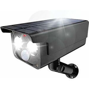 Proxinova® Caméra extérieure factice, Caméra fausse avec PIR Détection de Mouvement pour la sécurité de la maison, projecteur LED avec panneau - Publicité