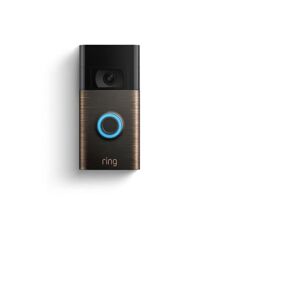 Video Doorbell par Amazon Vidéo hd 1080p, détection de mouvements avancée et installation facile (2e - Ring - Publicité
