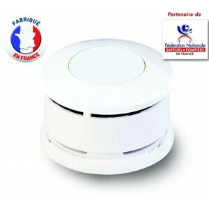 Détecteur de Fumée certifié nf Lifebox Serenity 5 à pile alcaline 5 ans Fabriqué en France - Publicité