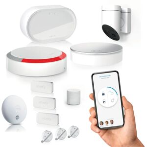 Somfy - 1875316 - Home Alarm Advanced - Pack sécurité vidéo extérieure - Alarme Maison sans Fil Connecté Wifi - Module gsm - Caméra de surveillance - Publicité