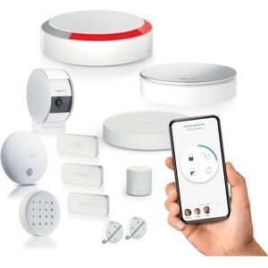 SOMFY 1875322 - Home Alarm Essential - Pack sécurité vidéo - Alarme Maison sans Fil Connecté Wifi - Caméra de surveillance intérieure - Blanc - Publicité