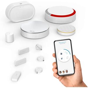 Somfy - 1875255 - Home Alarm Advanced Plus - Alarme maison sans fil connectée avec sirène extérieure et clavier - Module gsm - Compatible avec Amazon - Publicité