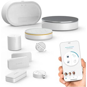 Somfy - 1875259 - Home Alarm Advanced - Alarme maison sans fil connectée - Module gsm - Compatible avec Alexa, l'Assistant Google et TaHoma (switch) - Publicité