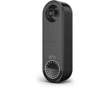 Sonnette Connectée Noire Wifi Sans fil - Vidéo Doorbell Arlo - Publicité