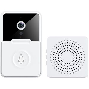 DECDEAL Sonnette vidéo intelligente, cloche de porte de sécurité d'alarme ir de détection de mouvement pir de caméra sans fil hd - Publicité