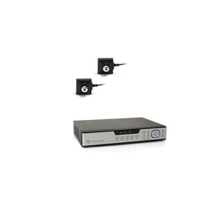 AMC Kit vidéosurveillance complet avec un enregistreur hybride 4 voies avec HDD 1 To et 2 caméras cachées vis 700 lignes - Publicité