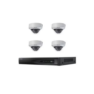 Hikvision - Kit 4 caméras dômes - HIK-KITNVR4DOM - Publicité