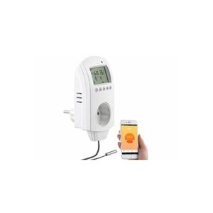 REVOLT : Thermostat numérique connecté pour chauffage, compatible Amazon Alexa & Assistant Google - Publicité