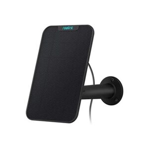 Reolink Caméra de Surveillance Panneau Solaire d'alimentation Etanche Montage Réglable avec Câble de 4 Mètres, Noir - Publicité