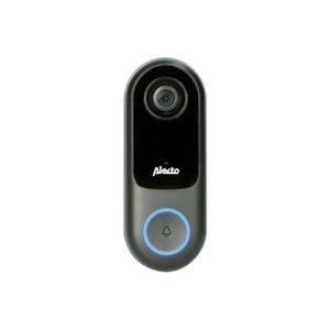 Alecto Sonnette de porte intelligente avec caméra, pour usage domotique SMART-RING20 Noir - Publicité