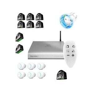 Fibaro Kit domotique box Z-Wave Home Center 2 - Pilotage volets roulants / radiateurs / Ã clairage / prise Blanc - Publicité