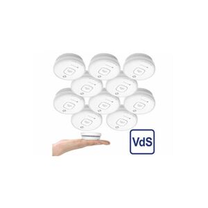 VisorTech : 10 détecteurs de fumée photoélectriques certifiés VdS RWM-390 - Publicité
