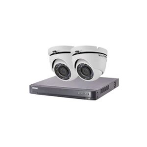 Hikvision HIK-2DOM-THD-002 - Kit vidéo surveillance Turbo HD 2 caméras dôme - Publicité